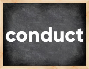 3 forms of the verb conduct