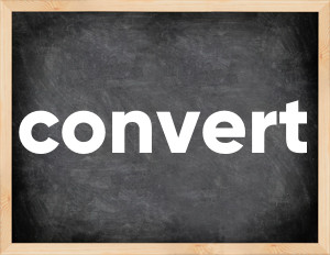 3 forms of the verb convert