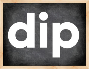 3 forms of the verb dip