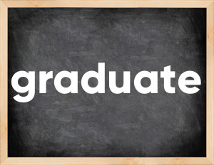 3 forms of the verb graduate