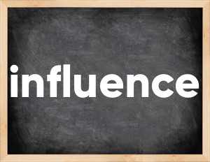 3 forms of the verb influence