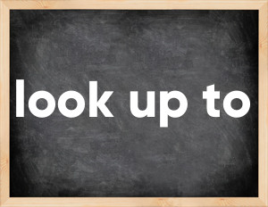 3 forms of the verb look up to