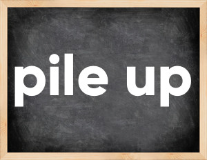 3 forms of the verb pile up