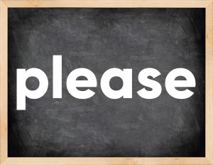 3 forms of the verb please