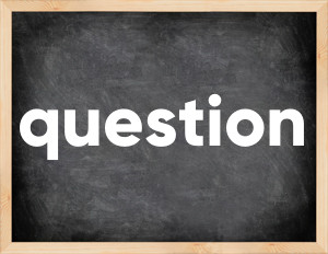 3 forms of the verb question