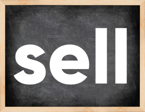 3 forms of the verb sell in English