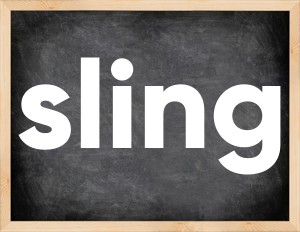 3 forms of the verb sling