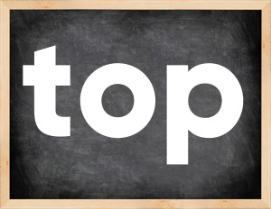 3 forms of the verb top