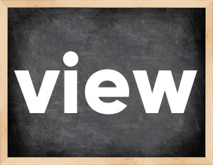 3 forms of the verb view