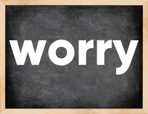 3 forms of the verb worry